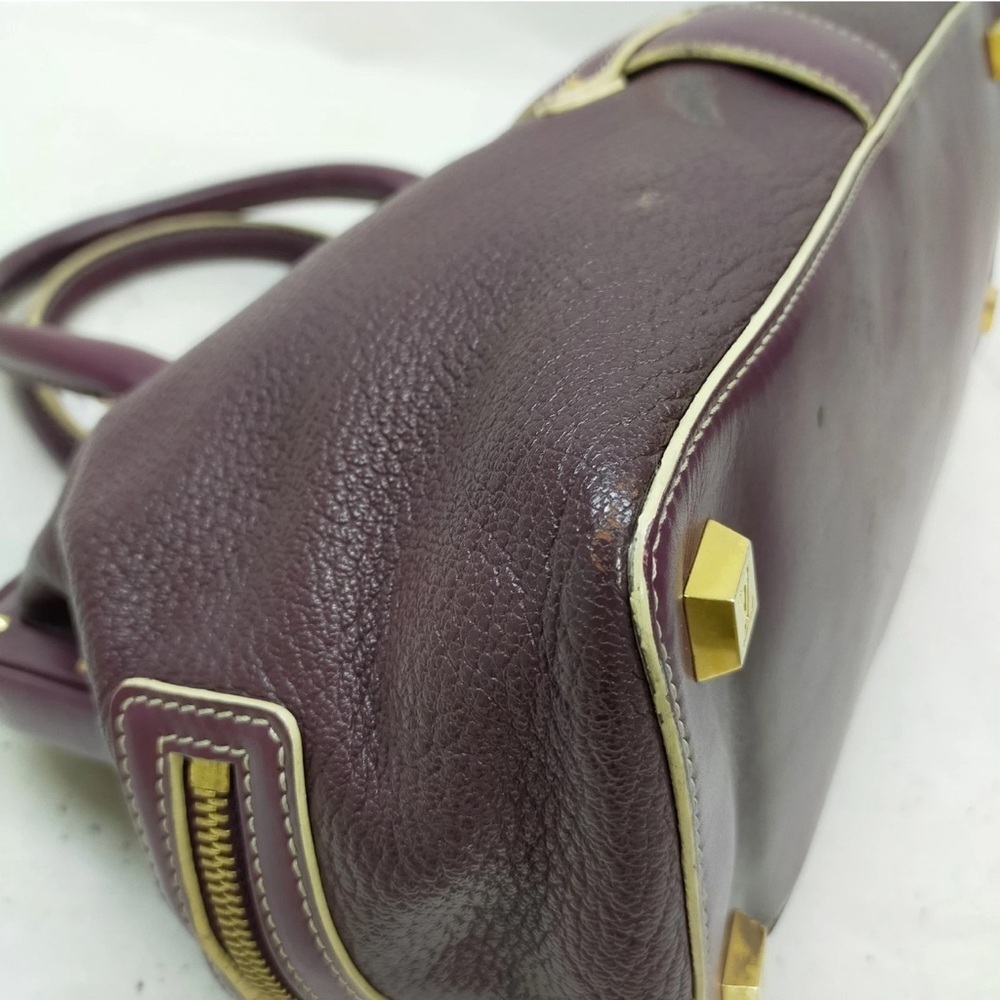 Louis Vuitton Purple and Gold Tote with Structured Design - Picture 6 of 10
